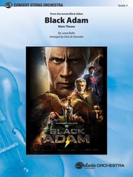 Black Adam Main Theme Orchestra sheet music cover Thumbnail